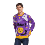 Load image into Gallery viewer, Customizable logo pullover sweater wholesale jacquard cartoon ugly oversized Halloween party men&#39;s sweater sweater OEM/ODM batch customization
