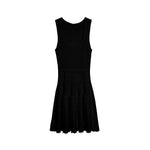 Load image into Gallery viewer, White Round Neck Sleeveless Knit Dress