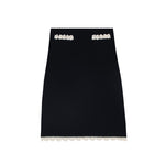 Load image into Gallery viewer, Women's Custom Black Sleeveless Knit Vest | OEM/ODM Knitwear Manufacturer