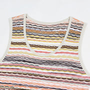 Women's Round Neck Sleeveless Knit Dress