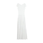 Load image into Gallery viewer, Blue Square Neck Short Sleeve Knit Dress
