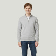 Style 122Men’s – Quarter Zip Knit Sweater Wholesale Factory Direct