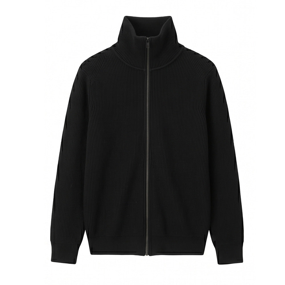 Style 126Women’s – Full Zip Rib Knit Sweater Jacket Wholesale Factory Direct