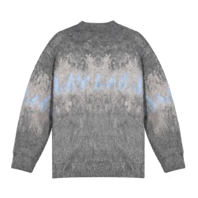 Men's Dark Grey Wool Round Neck Pullover Sweater | Factory Direct Wholesale