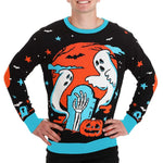 Load image into Gallery viewer, Men Women Fun Costumes Neon Halloween Adult Sweater OEM/ODM Customization
