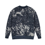 Men's Black V-Neck Long Sleeve Knit Sweater | Factory Direct Wholesale