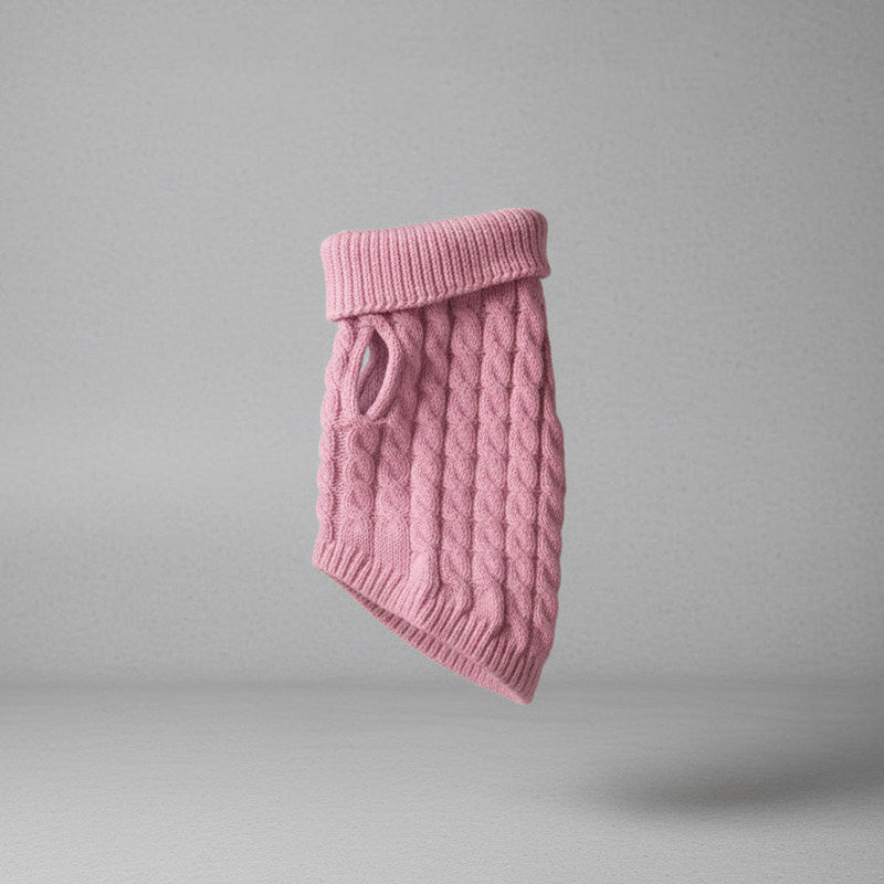 Solid Cable Knit Pet Sweater | Custom OEM/ODM Manufacturer