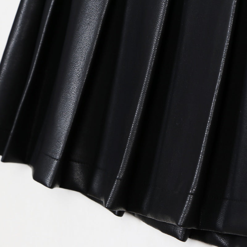Black High Neck Sleeveless Knit Dress