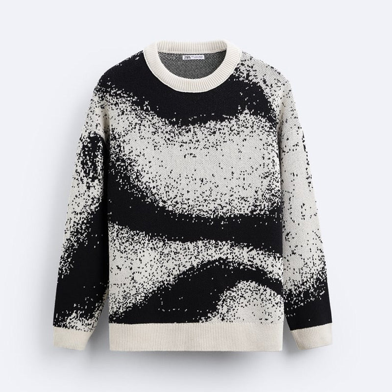 Men's Long Sleeve Cotton Sweater | Comfortable Casual Pullover