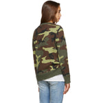 Load image into Gallery viewer, Green Camouflage Cashmere Sweater Round Neck Long Sleeve Same Style for Men and Women OEM/ODM Mass Customization
