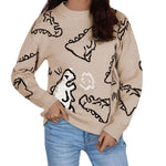 Load image into Gallery viewer, Women&#39;s Pullover Spider Web Pattern OEM/ODM Customization for large quantities and preferential treatment
