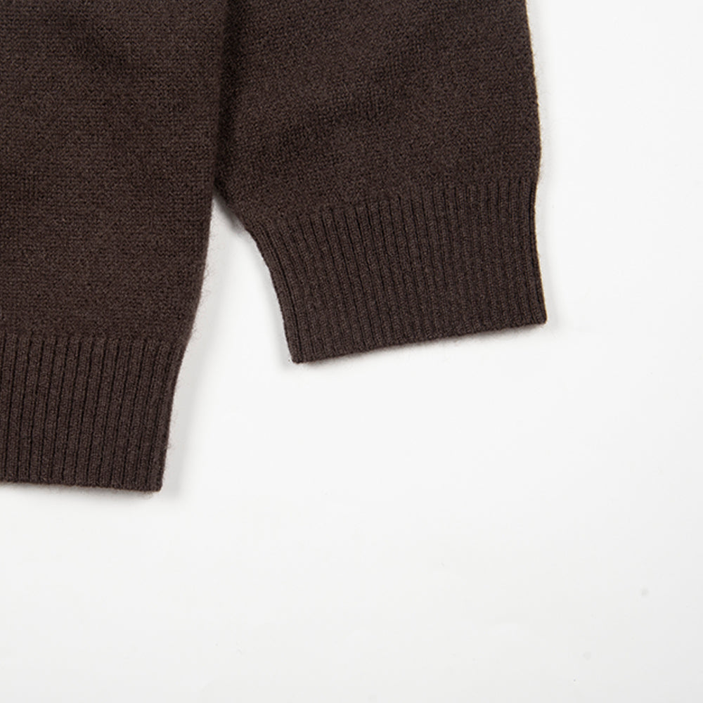 Style 130Men’s – Full Zip Knit Sweater Jacket Wholesale Factory Direct