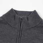 Load image into Gallery viewer, Style 132Men’s – Textured Quarter Zip Knit Sweater Wholesale Factory Direct