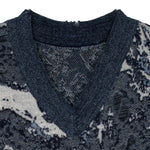 Load image into Gallery viewer, Men's Black V-Neck Sleeveless Knit Vest Sweater | Factory Direct Wholesale