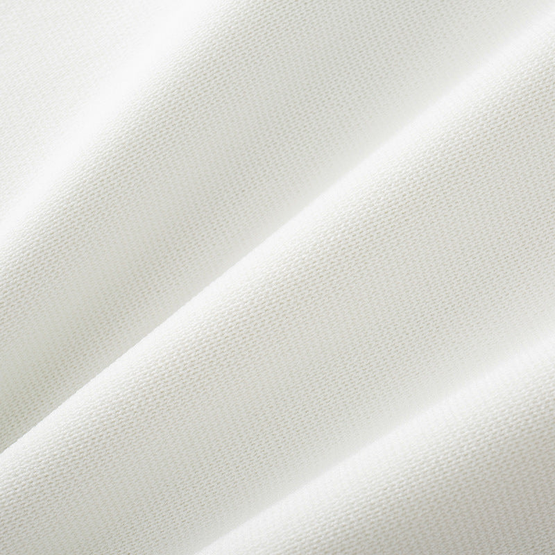 Women's Custom White Round Neck Sleeveless Button-Front Knit Maxi Dress | OEM/ODM Knitwear Manufacturer