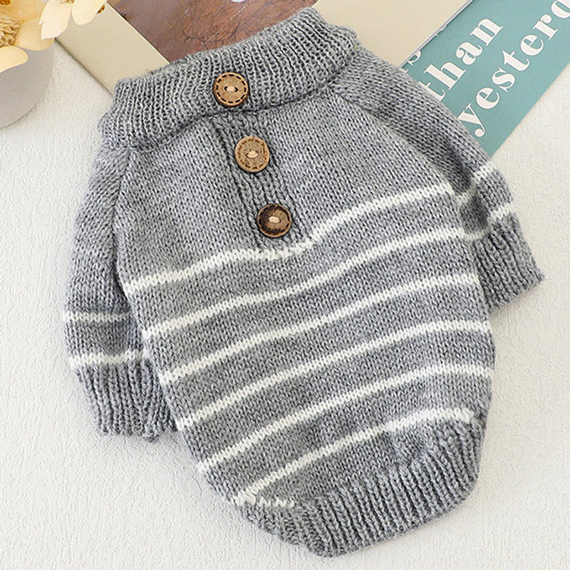 Striped Knit Dog Sweater | Fall/Winter OEM Collection