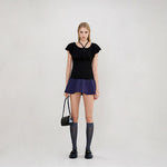 Load image into Gallery viewer, Black Off Shoulder Knit Sweater