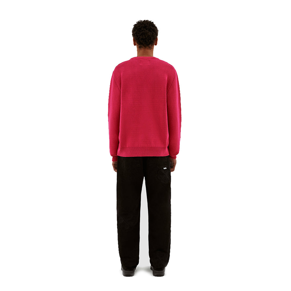 Men's Kobe Little Dancer Sweater Round Neck Pullover Long Sleeve Pink Sweater OEM/ODM Customization