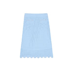 Load image into Gallery viewer, Women's Custom Blue Short Sleeve Knit Top &amp; Pants Set | OEM/ODM Knitwear Manufacturer
