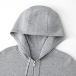 Load image into Gallery viewer, Women's Custom Gray Hooded Long Sleeve Knit Sweater | OEM/ODM Knitwear Manufacturer