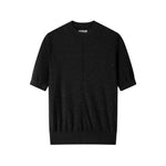 Load image into Gallery viewer, Women's Custom Yellow Round Neck Short Sleeve Knit Sweater | OEM/ODM Knitwear Manufacturer