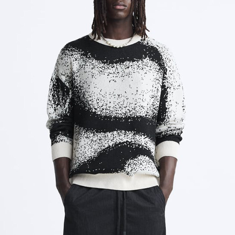 Men's Long Sleeve Cotton Sweater | Comfortable Casual Pullover
