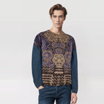 Load image into Gallery viewer, Men's Denim Blue Cotton Round Neck T-Shirt | Factory Direct Wholesale