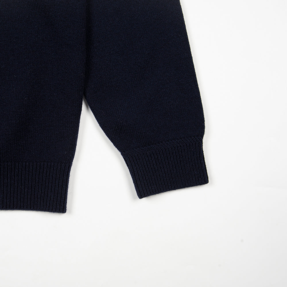 Style 134Men’s – Quarter Zip Knit Sweater Wholesale Factory Direct