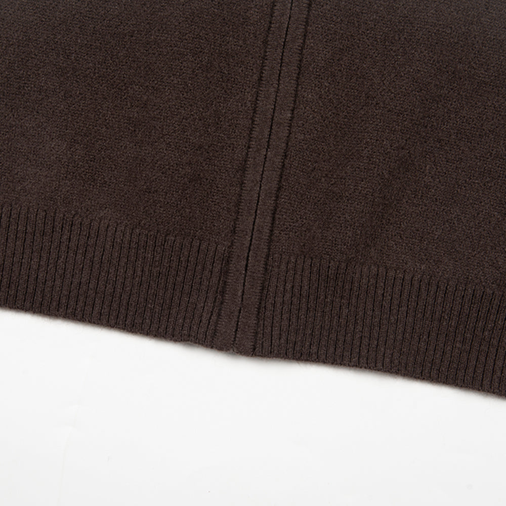 Style 130Men’s – Full Zip Knit Sweater Jacket Wholesale Factory Direct