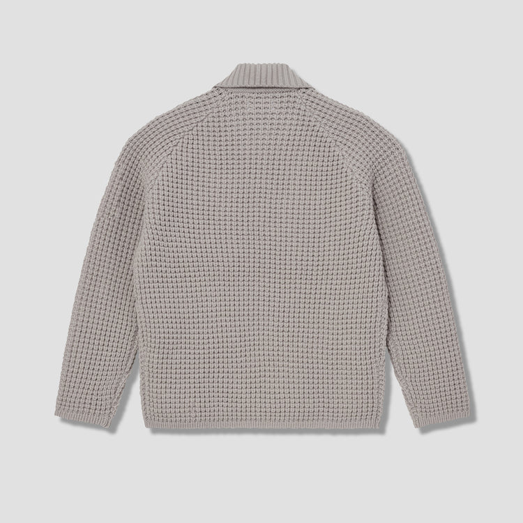 Men's Two-Tone Wool Crewneck Sweater | Long Sleeve Color Block Pullover