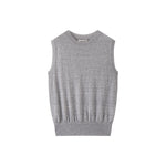 Load image into Gallery viewer, Women's Custom Pink Round Neck Sleeveless Wool Knit Vest | OEM/ODM Knitwear Manufacturer