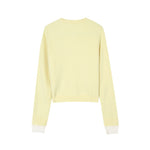 Load image into Gallery viewer, Women's Custom Yellow Round Neck Long Sleeve Wool Knit Sweater | OEM/ODM Knitwear Manufacturer