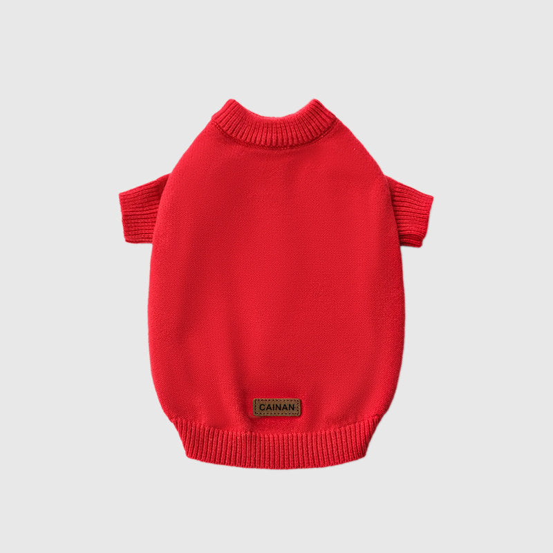 Sailor Collar Knit Pet Sweater | OEM Factory Direct