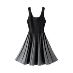 Load image into Gallery viewer, Women's Custom Square Neck Sleeveless Knit Dress | OEM/ODM Knitwear Manufacturer