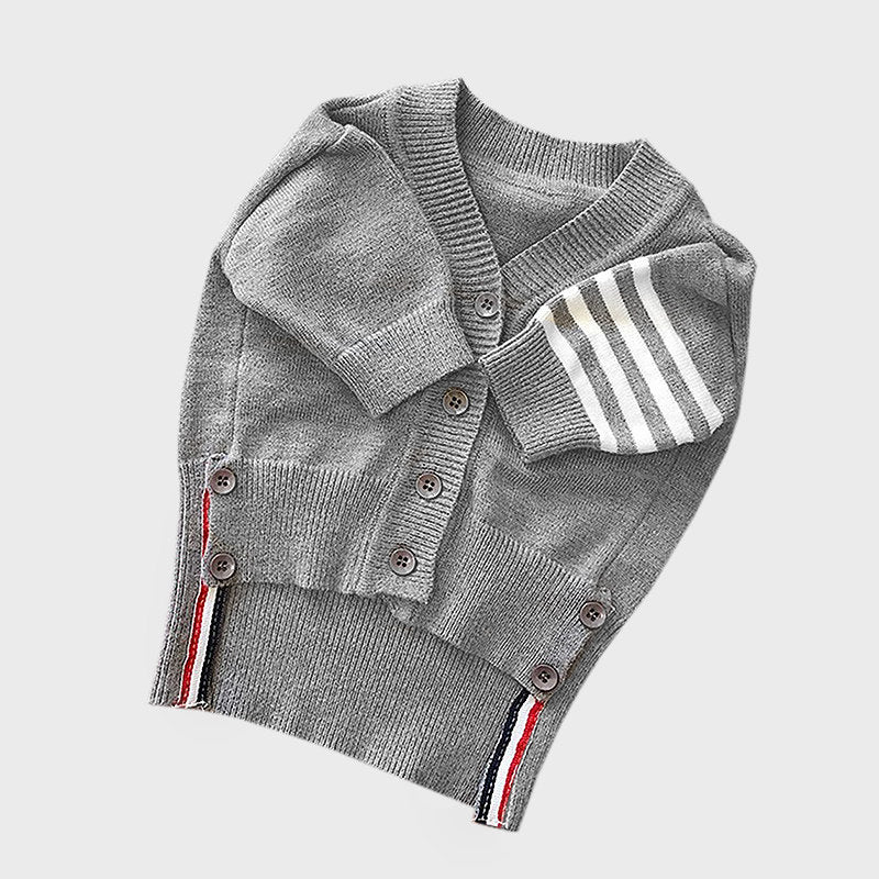 Classic Button-Up Knit Pet Cardigan | Private Label & OEM Ready