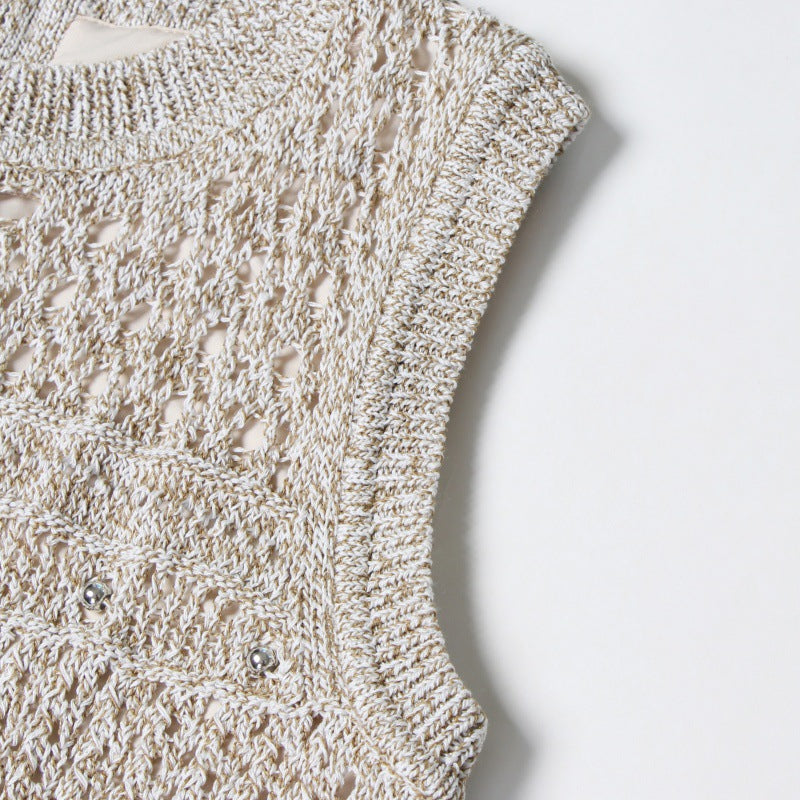 Round Neck Sleeveless Knit Dress
