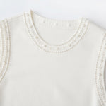 Load image into Gallery viewer, Women's Custom White Round Neck Sleeveless Knit Dress | OEM/ODM Knitwear Manufacturer