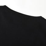 Load image into Gallery viewer, Black Round Neck Sleeveless Knit Skirt