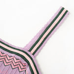 Load image into Gallery viewer, Women's Custom Stripe Straight Neck Sleeveless Knit Maxi Dress | OEM/ODM Knitwear Manufacturer