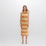 Load image into Gallery viewer, Round Neck Sleeveless Knit Dress