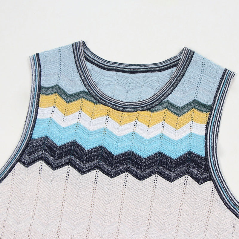 Round Neck Sleeveless