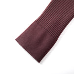 Load image into Gallery viewer, Women's Custom Burgundy V-Neck Long Sleeve Wool Knit Sweater | OEM/ODM Knitwear Manufacturer