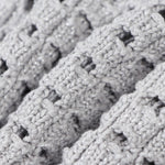Load image into Gallery viewer, Women's Custom Gray V-Neck Long Sleeve Cotton Knit Sweater | OEM/ODM Knitwear Manufacturer