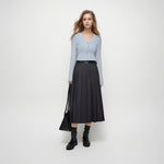 Load image into Gallery viewer, V Neck Long Sleeve Knit Sweater Wool