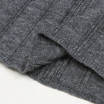 Load image into Gallery viewer, Women's Custom Gray High Neck Long Sleeve Wool Knit Dress | OEM/ODM Knitwear Manufacturer