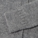 Load image into Gallery viewer, Gray Round Neck Long Sleeve Knit Cardigan Wool