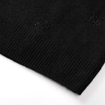 Load image into Gallery viewer, Women's Custom Black Round Neck Long Sleeve Wool Knit Sweater | OEM/ODM Knitwear Manufacturer