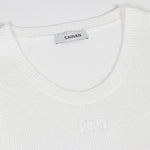 Load image into Gallery viewer, Women's Custom White Round Neck Sleeveless Tencel Knit Vest | OEM Wholesale