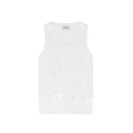 Load image into Gallery viewer, Women's Custom White Round Neck Sleeveless Tencel Knit Vest | OEM Wholesale