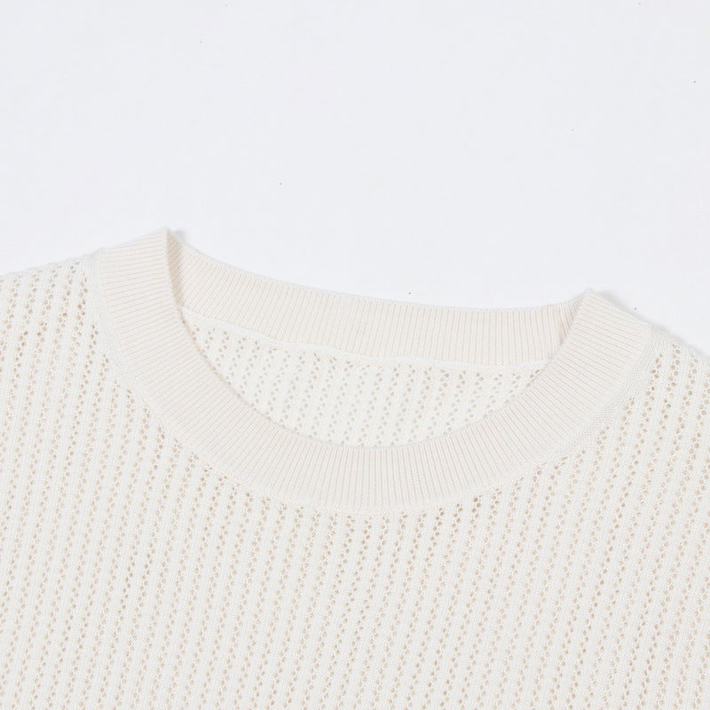 Women's Custom White Lapel Short Sleeve Tencel Top | OEM Wholesale
